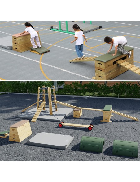 Dwuczęściowa Składana Mata Gimnastyczna Classic World - Do Ogrodu