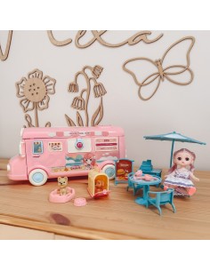 WOOPIE Kamper 2w1 Domek XXL Zestaw dla Lalek 2