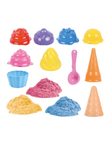 SAND FAIRY Kinetic Sand Set Ice Cream Parlor - Creative Toy