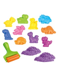 SAND FAIRY Dinosaurs Kinetic Sand Set - Creative Toy 2