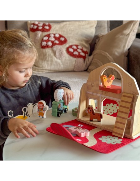 My First Farm Wooden WOOPIE Set – Educational Fun 18m+