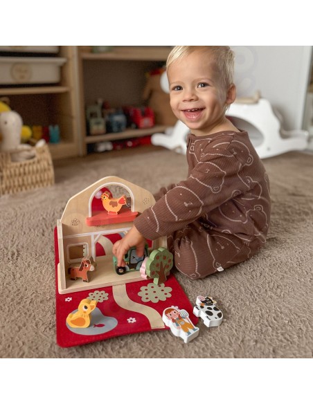 My First Farm Wooden WOOPIE Set – Educational Fun 18m+