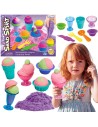Kinetic Sand Set Ice Cream Parlor 10 pcs Creative Toy