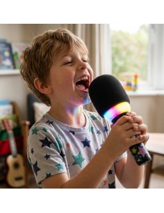 WOOPIE karaoke mikrofonas My Music World juodas – belaidis garsiakalbis 2