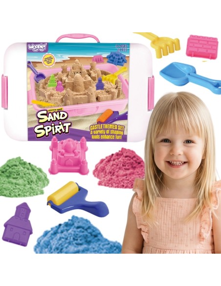 WOOPIE Kinetic Sand Castles Set 22pcs - Organizer Case