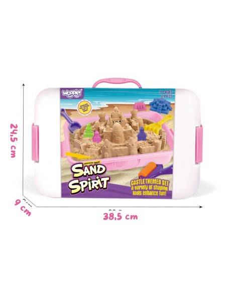 WOOPIE Kinetic Sand Castles Set 22pcs - Organizer Case