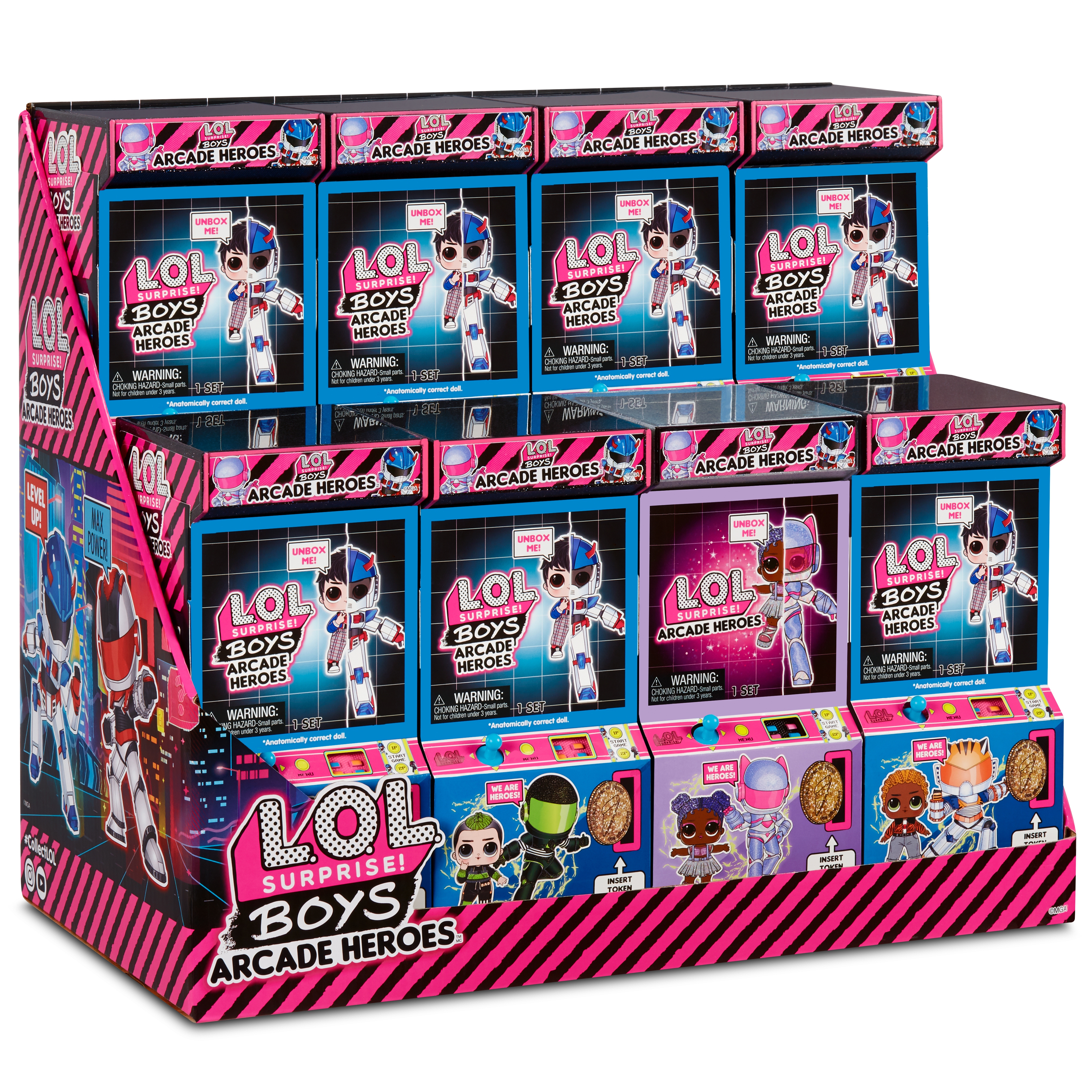 L.o.l surprise boys arcade heroes bhaddie bro lalka w automacie do gier