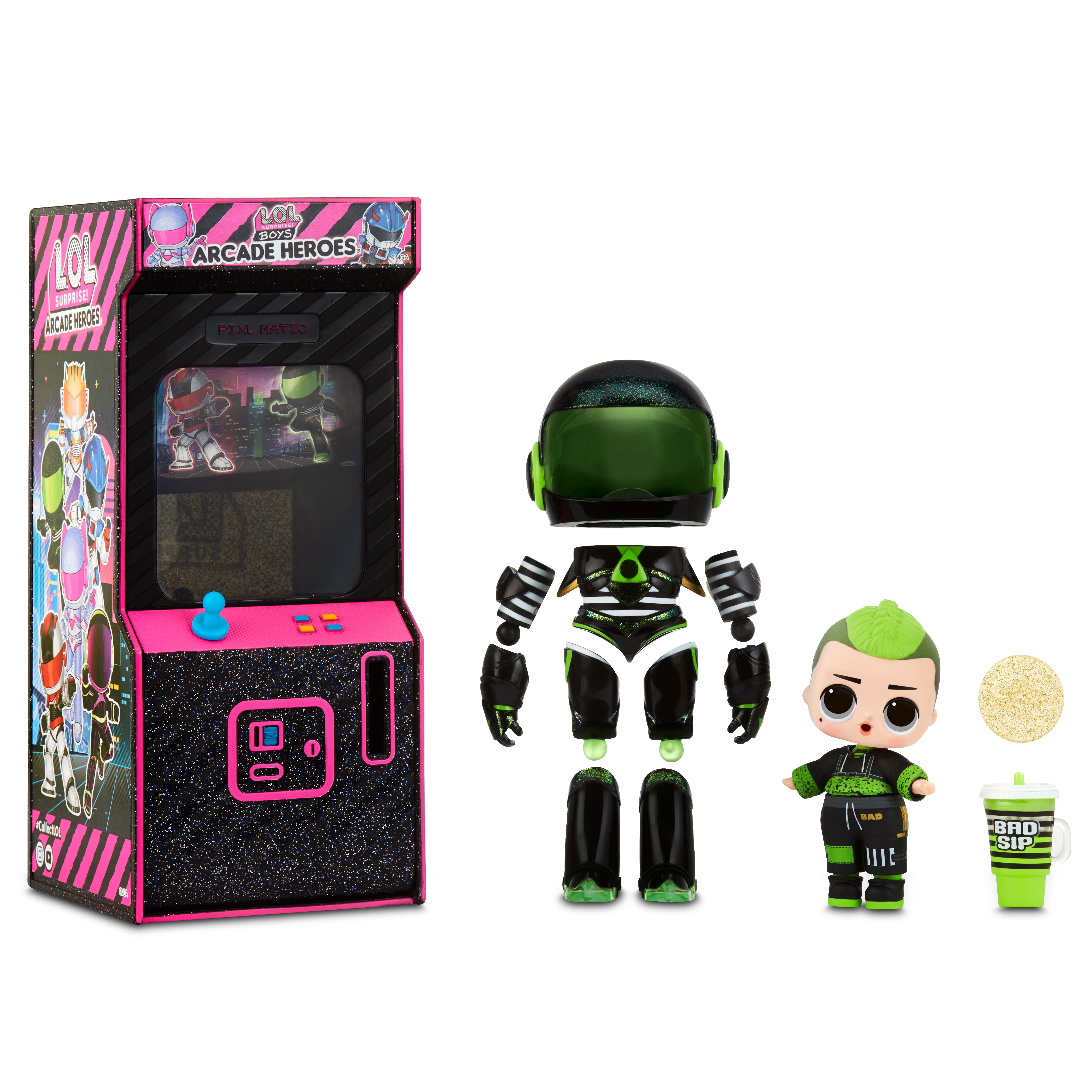 L.o.l surprise boys arcade heroes bhaddie bro lalka w automacie do gier