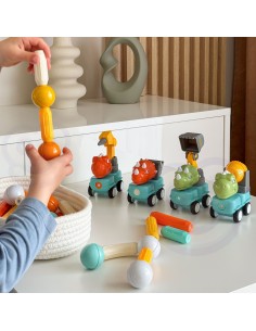 WOOPIE Dinosaurs Magnetic Blocks 84 pcs – Creative fun! 2