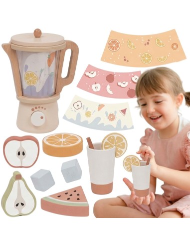 Medinis trintuvo rinkinys su priedais Tooky Toy - Gaminti smagu!