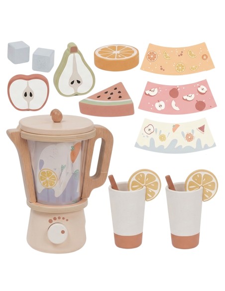 Zestaw Drewniany Blender z Akcesoriami Tooky Toy - Zabawa w Gotowanie!