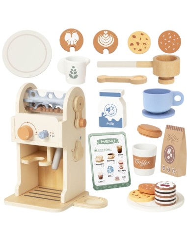 Medinis kavos aparatas Barista – TOOKY TOY priedai žaidimui namuose!