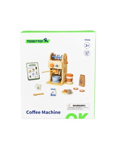 Medinis kavos aparatas Barista – TOOKY TOY priedai žaidimui namuose!