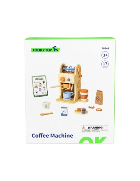 Medinis kavos aparatas Barista – TOOKY TOY priedai žaidimui namuose!