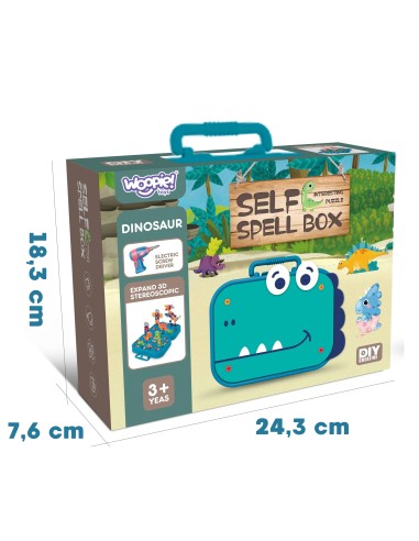 Set Konstruktionsbausteine Bastler Dino-Schrauben | Woopie