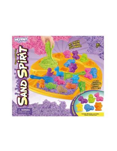 WOOPIE Kinetic Sand Set + Animal Molds Creative Fun