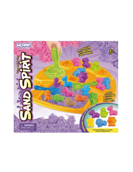 WOOPIE Kinetic Sand Set + Animal Molds Creative Fun