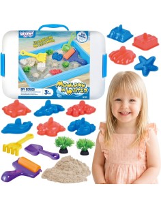 WOOPIE Piasek Kinetyczny do Wody - Magiczny Zestaw w Walizce