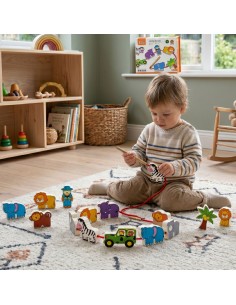 Viga Safari and ZOO Threading Blocks – Creative Fun for Toddlers 2