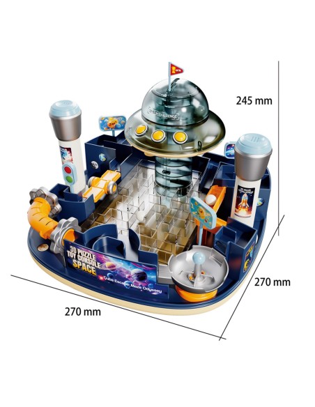 WOOPIE Puzzle 3D Kosminis labirintas įgūdžių lavinimo žaidimas Maze