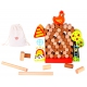 TOOKY TOY Gra Jenga Drewniana Farma