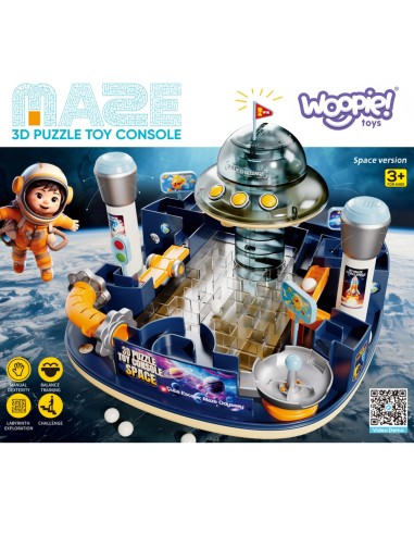 WOOPIE Puzzle 3D Kosminis labirintas įgūdžių lavinimo žaidimas Maze