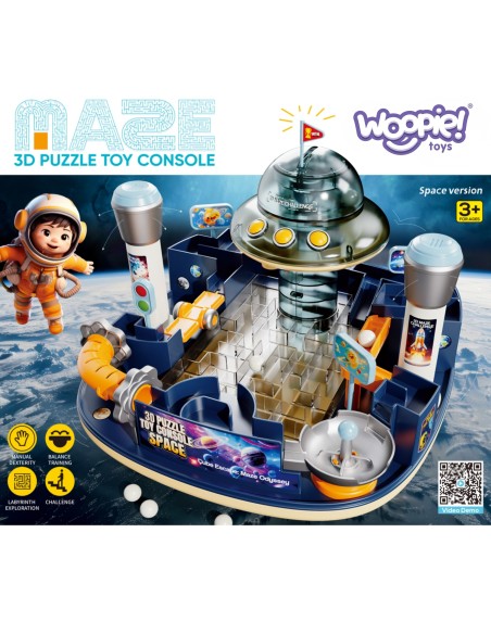 WOOPIE Puzzle 3D Kosminis labirintas įgūdžių lavinimo žaidimas Maze