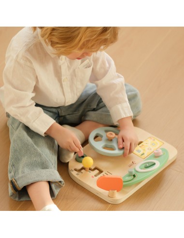 Drewniana Tablica Manipulacyjna CLASSIC WORLD - Kierownica Motoryczna