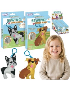 Nählernen für Kinder | Kreatives Filzset Woopie Hund