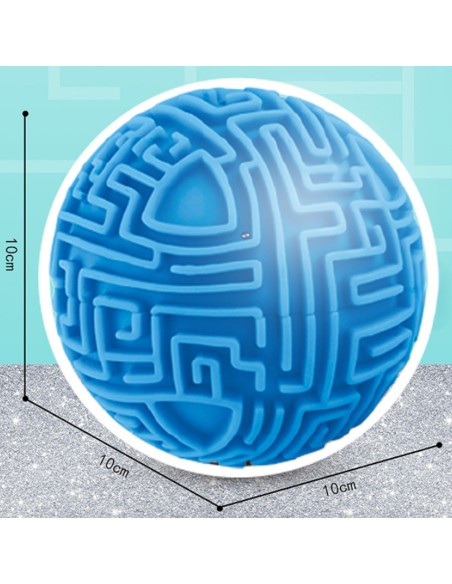 WOOPIE Amaze Ball Labirinto kamuolys 3D miklumo logikos žaidimas 10 cm