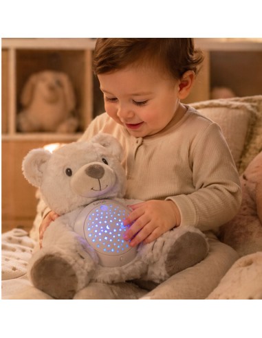 Polar Bear Projector Cuddly Toy WOOPIE – 10 Lullabies and White Noise