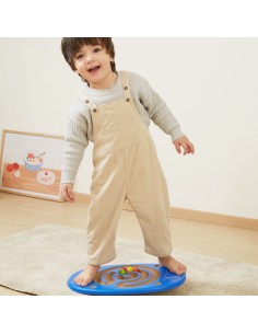 VIGA Wooden Balance Board with Maze - Sensory Toy 2