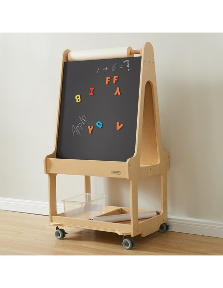 Mobile Staffelei Masterkidz - Magnettafel und trocken abwischbare Tafel 2-in-1