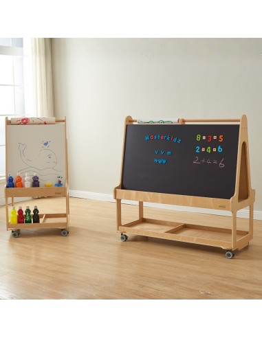 Mobile Staffelei Masterkidz - Magnettafel und trocken abwischbare Tafel 2-in-1