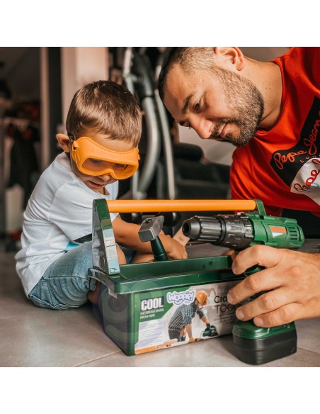 WOOPIE Large Tool Box for Children 15 pcs.