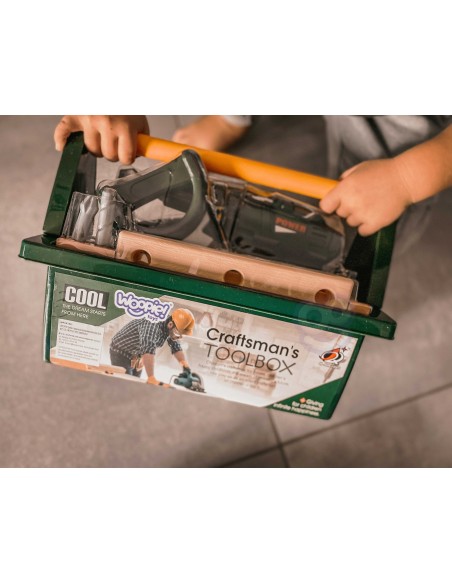WOOPIE Large Tool Box for Children 15 pcs.