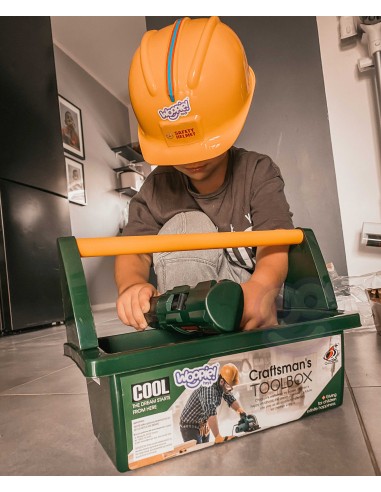 WOOPIE Large Tool Box for Children 15 pcs.