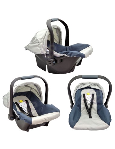 WOOPIE ROYAL lėlių nešyklė (33–48 cm) – rožinis foteliukas