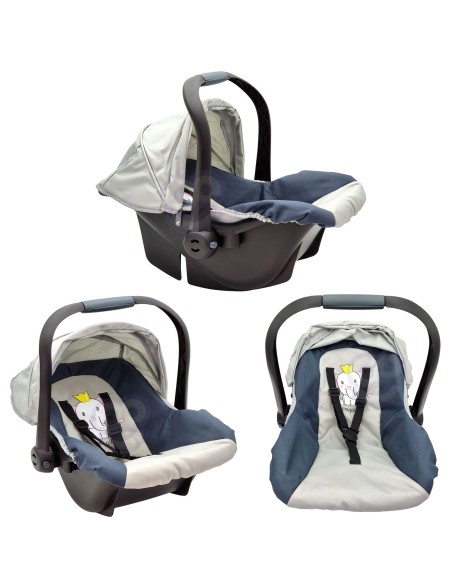 WOOPIE ROYAL lėlių nešyklė (33–48 cm) – rožinis foteliukas
