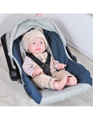 WOOPIE ROYAL lėlių nešyklė (33–48 cm) – rožinis foteliukas