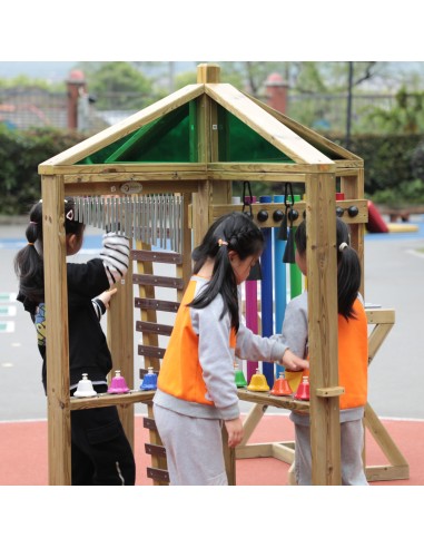 XXL CLASSIC WORLD EDU Musical Wooden Playground - joy for children