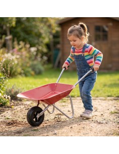 CLASSIC WORLD Metalowa Taczka Ogrodowa do Piaskownicy Plaży Ogrodu 2