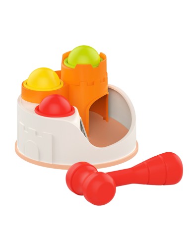 WOOPIE Punch Lock with Balls and Hammer 12m+