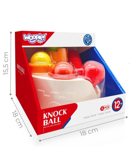 WOOPIE Punch Lock with Balls and Hammer 12m+