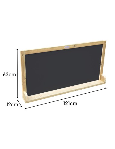 Dvipusė medinė kreidinė magnetinė lenta CLASSIC WORLD