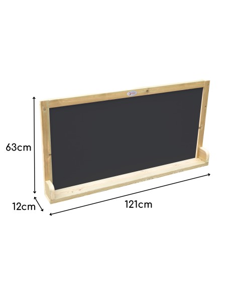 Dvipusė medinė kreidinė magnetinė lenta CLASSIC WORLD