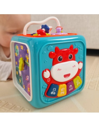 Interaktiver Sinneswürfel WOOPIE BABY 6in1 Montessori