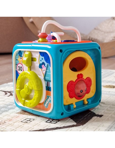 Interaktiver Sinneswürfel WOOPIE BABY 6in1 Montessori