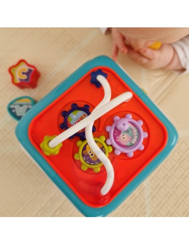 Interaktiver Sinneswürfel WOOPIE BABY 6in1 Montessori