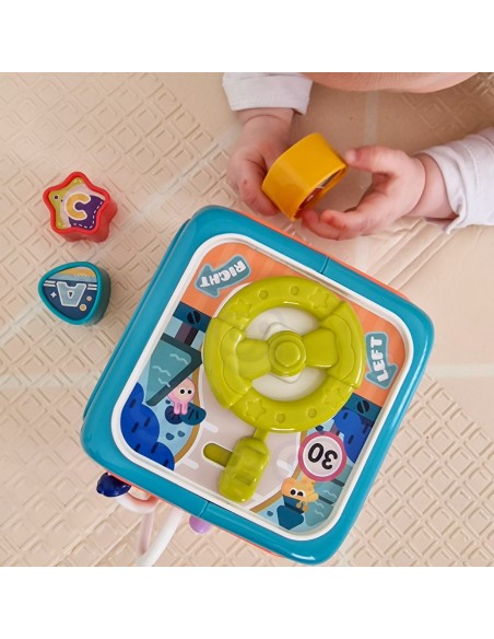 Interaktiver Sinneswürfel WOOPIE BABY 6in1 Montessori